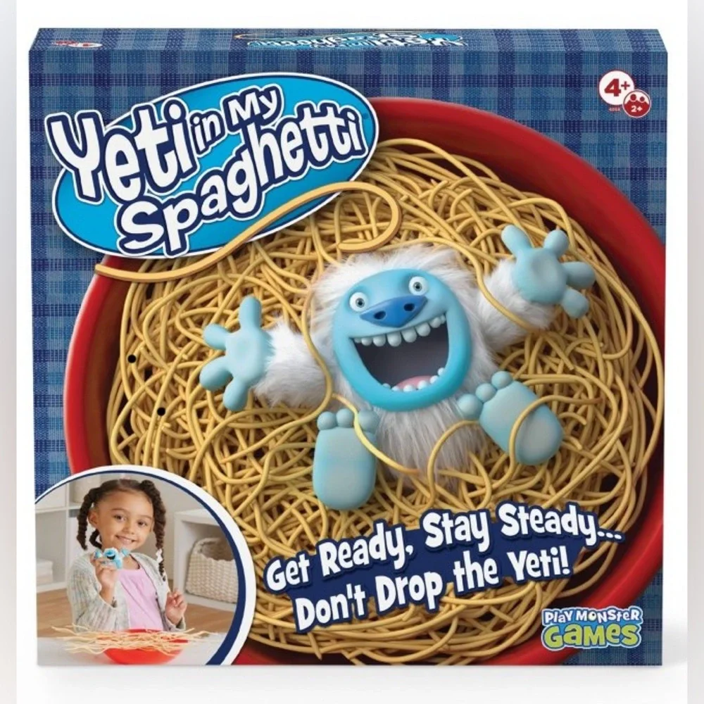 NEW Yeti in My Spaghetti Game Board Game Family Game Kids Toys Ages 4+